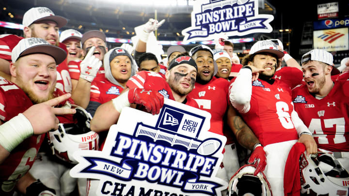 Wisconsin Football Pinstripe Bowl Champions