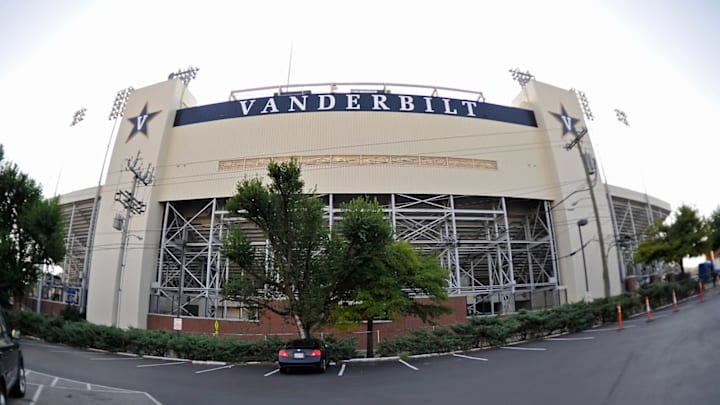 NASHVILLE, TN – SEPTEMBER 07: General view of the Vanderbilt Stadium on September 7, 2013 in Nashville, Tennessee. (Photo by Frederick Breedon/Getty Images)