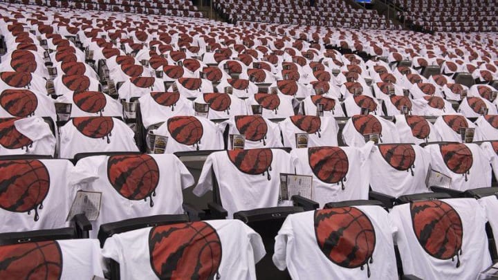 May 15, 2016; Toronto, Ontario, CAN; General view of the seating before the game seven of the second round of the NBA Playoffs between the Miami Heat and the Toronto Raptors at Air Canada Centre. Mandatory Credit: Nick Turchiaro-USA TODAY Sports