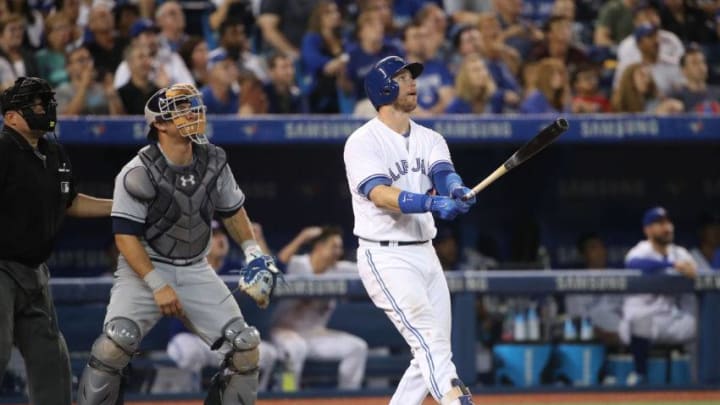 TORONTO, ON - AUGUST 17: Justin Smoak