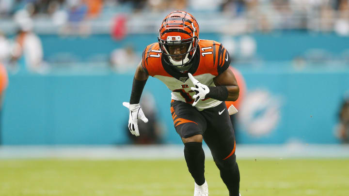 John Ross #11 of the Cincinnati Bengals (Photo by Michael Reaves/Getty Images)