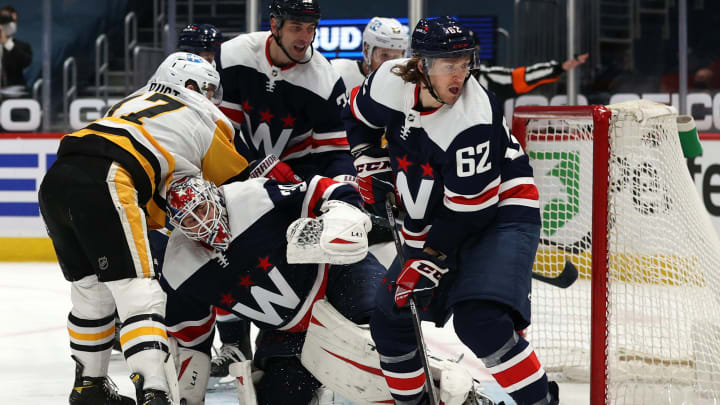 Ilya Samsonov, Washington Capitals (Photo by Patrick Smith/Getty Images)