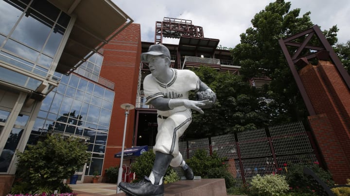 PHILADELPHIA, PA – JUNE 18: A statue of Robin Roberts stands outside Citizens Bank Park before a game between the Arizona Diamondbacks and Philadelphia Phillies on June 18, 2017 in Philadelphia, Pennsylvania. (Photo by Rich Schultz/Getty Images)