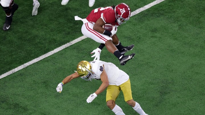 Notre Dame football closes the decade with games against Alabama.  (Photo by Carmen Mandato/Getty Images)