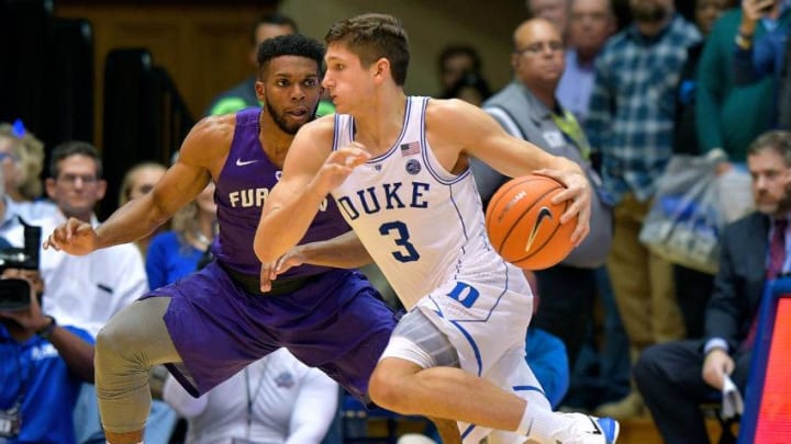 DURHAM, NC - NOVEMBER 20: Grayson Allen