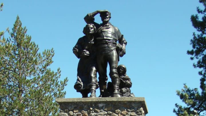 A Donner Party memorial in California.