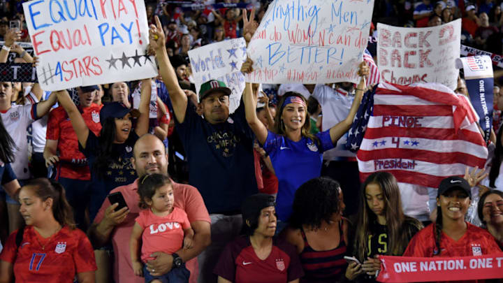 Fans of USWNT (Photo by Harry How/Getty Images)