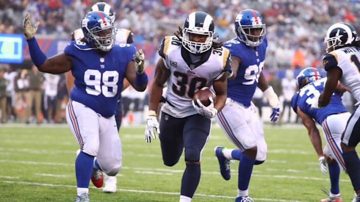 EAST RUTHERFORD, NJ - NOVEMBER 05: Todd Gurley