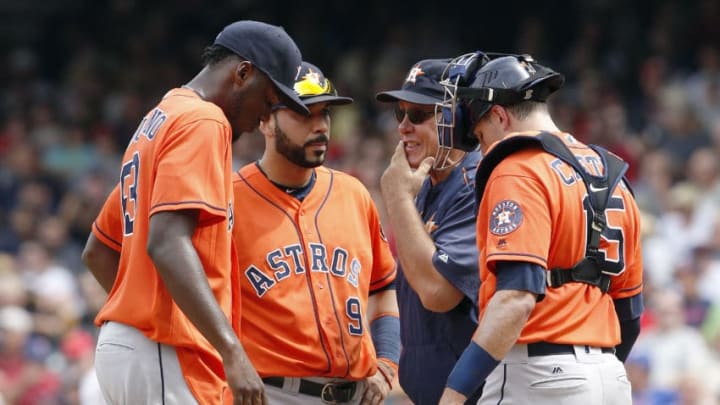 CLEVELAND, OH - SEPTEMBER 08: Pitching Coach Brent Strom