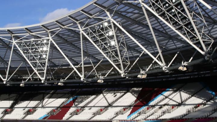 West Ham's London Stadium. (Photo by JULIAN FINNEY/POOL/AFP via Getty Images)