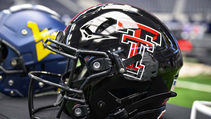 A view of the Texas Tech Raiders helmet and logo. Mandatory Credit: Jerome Miron-USA TODAY Sports