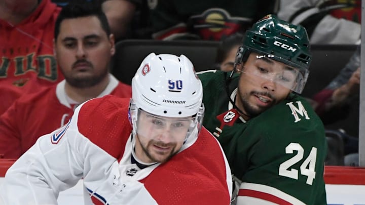 ST PAUL, MINNESOTA – OCTOBER 20: Matt Dumba. (Photo by Hannah Foslien/Getty Images)