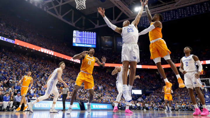 LEXINGTON, KENTUCKY – FEBRUARY 16: Jordan Bone #0 of the Tennessee Volunteers shoots the ball against the Kentucky Wildcats at Rupp Arena on February 16, 2019 in Lexington, Kentucky. (Photo by Andy Lyons/Getty Images)