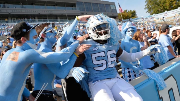 CHAPEL HILL, NC - OCTOBER 24: Andre Smith