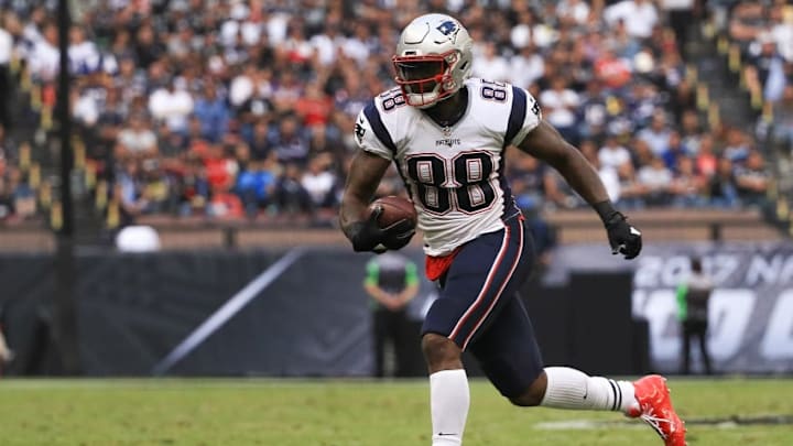 MEXICO CITY, MEXICO - NOVEMBER 19: Martellus Bennett