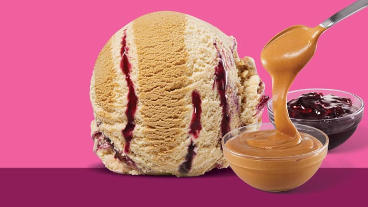 Baskin Robbins PB 'n J Ice cream