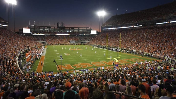 CLEMSON, SOUTH CAROLINA - SEPTEMBER 21: A general view of the Clemson Tigers' football game against the Charlotte 49ers at Memorial Stadium on September 21, 2019 in Clemson, South Carolina. (Photo by Mike Comer/Getty Images)