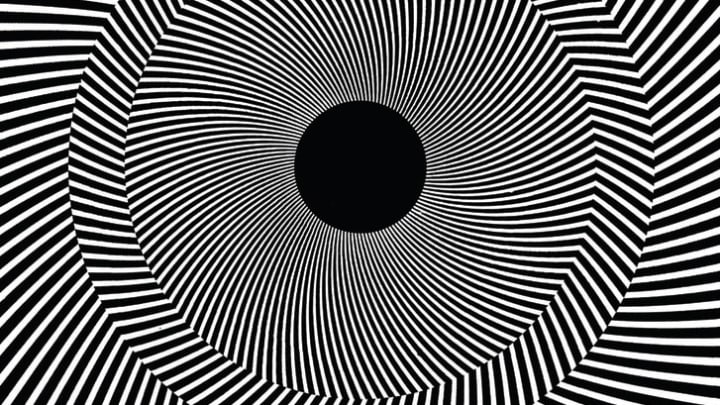 rotating tilted lines illusion by Simone Gori and Kai Hamburger