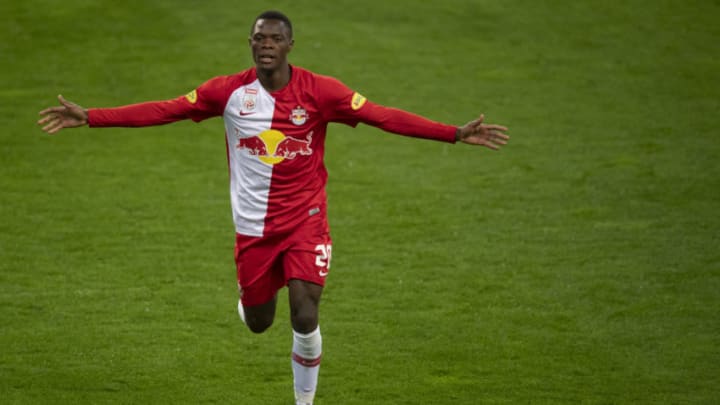 Patson Daka of Red Bull Salzburg (Photo by Andreas Schaad/Getty Images)