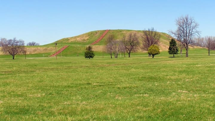 Cahokia mounds.
