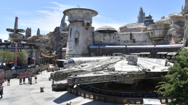 ANAHEIM, CALIFORNIA - MAY 29: Details of Star Wars: Galaxy's Edge media preview at The Disneyland Resort at Disneyland on May 29, 2019 in Anaheim, California. (Photo by Amy Sussman/Getty Images)