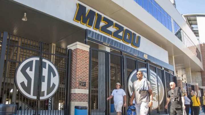 COLUMBIA, MO - SEPTEMBER 22: Exterior entrance of Memorial Stadium after the game between the Georgia Bulldogs and the Missouri Tigers on Saturday September 22, 2018 at Faurot Field in Columbia, MO. (Photo by Nick Tre. Smith/Icon Sportswire via Getty Images)