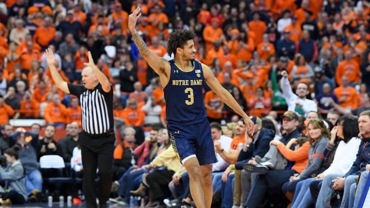 Notre Dame basketball point guard Prentiss Hubb. Mandatory Credit: Rich Barnes-USA TODAY Sports