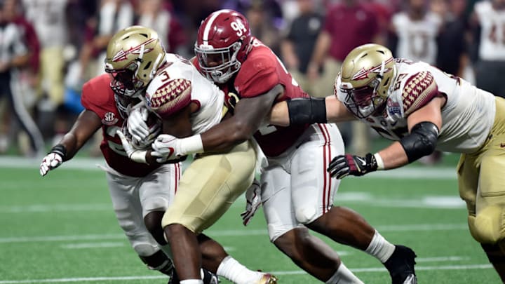 ATLANTA, GA - SEPTEMBER 02: Cam Akers