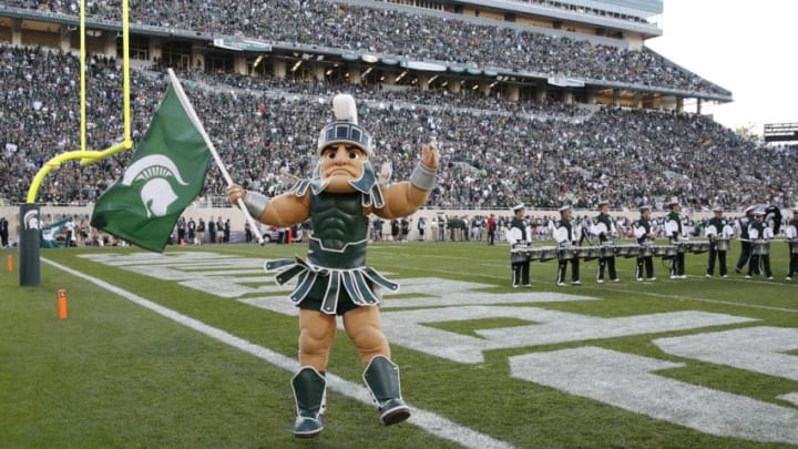 Michigan State football mascot Sparty (Photo by Joe Robbins/Getty Images)