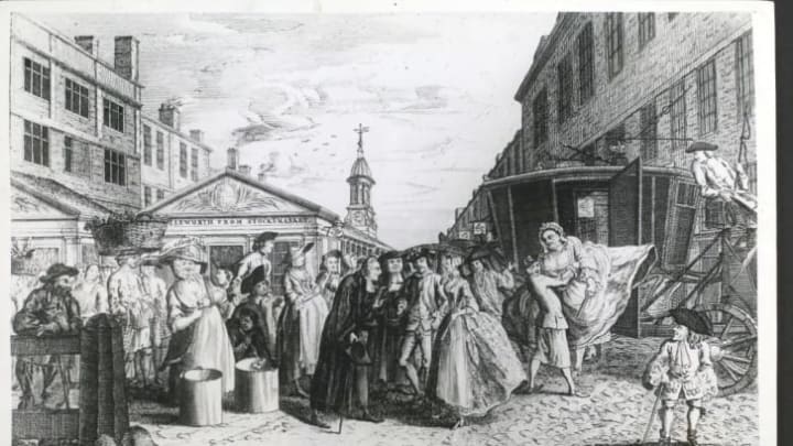 An 18th-century Fleet wedding
