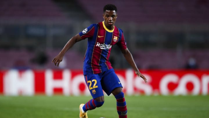 Ansu Fati of FC Barcelona. (Photo by Eric Alonso/Getty Images)