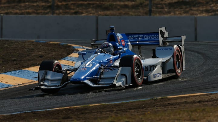 SONOMA, CA – SEPTEMBER 16: Tony Kanaan of Brazil driver of the #10 NTT Data Honda (Photo by Lachlan Cunningham/Getty Images)