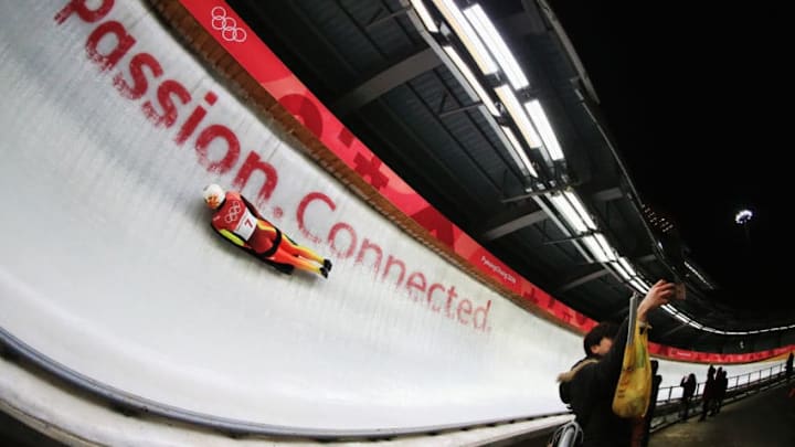 PYEONGCHANG-GUN, SOUTH KOREA - FEBRUARY 16: Jacqueline Loelling of Germany slides during the Women's Skeleton at Olympic Sliding Centre on February 16, 2018 in Pyeongchang-gun, South Korea. (Photo by Sean M. Haffey/Getty Images)