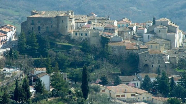 A view of Zungoli in Italy's Campania region