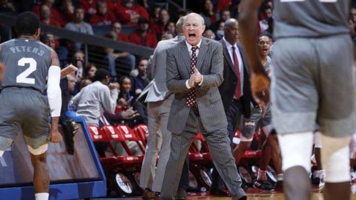 DAYTON, OH - NOVEMBER 30: Head coach Ben Howland of the Mississippi State Bulldogs reacts against the Dayton Flyers in the second half of the game at UD Arena on November 30, 2018 in Dayton, Ohio. The Bulldogs won 65-58. (Photo by Joe Robbins/Getty Images)