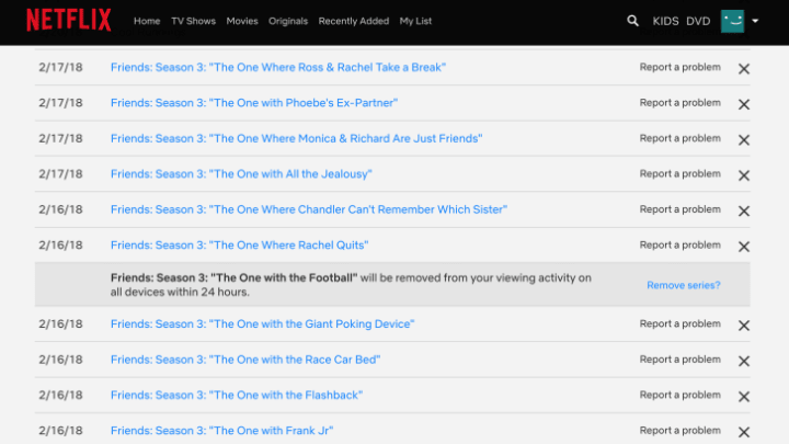 This is my viewing history and I'm not ashamed.