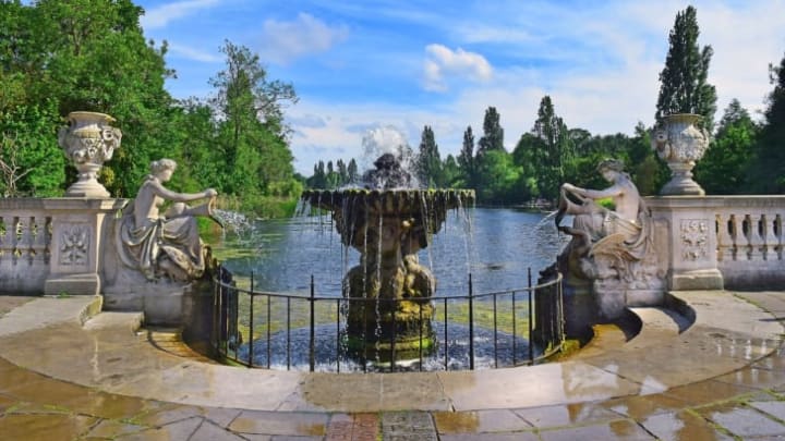 Italian Gardens at Hyde Park in London