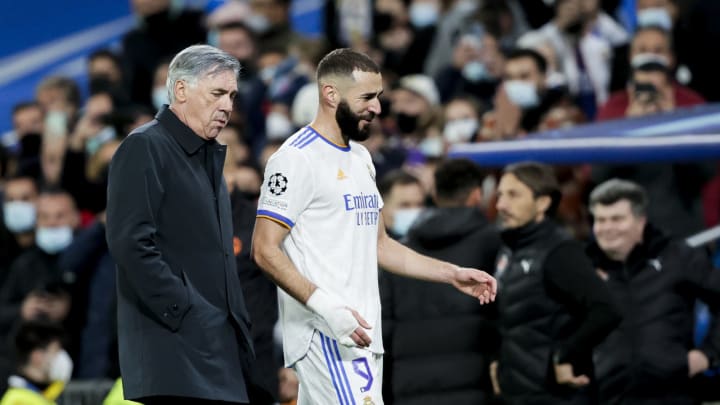 Real Madrid, Karim Benzema, Carlo Ancelotti (Photo by David S. Bustamante/Soccrates/Getty Images)