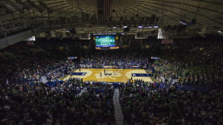 SOUTH BEND, IN - JANUARY 30: General view of Notre Dame Fighting Irish Purcell Pavillion seen during the game against the Duke Blue Devils on January 30, 2017 in South Bend, Indiana. (Photo by Michael Hickey/Getty Images)