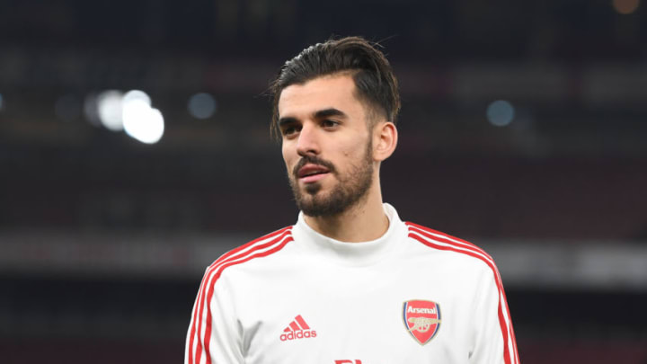 LONDON, ENGLAND - DECEMBER 28: Dani Ceballos of Arsenal after a training session at Emirates Stadium on December 28, 2019 in London, England. (Photo by Stuart MacFarlane/Arsenal FC via Getty Images)