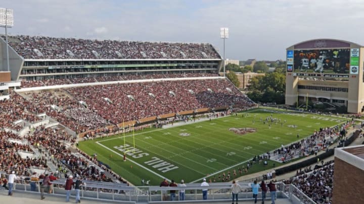 STARKVILLE MS -OCTOBER 10: General view of Davis Wade Stadium during the game between Troy and Mississippi State on October 10, 2015, in Starkville, Mississippi. (Photo by Butch Dill/Getty Images)