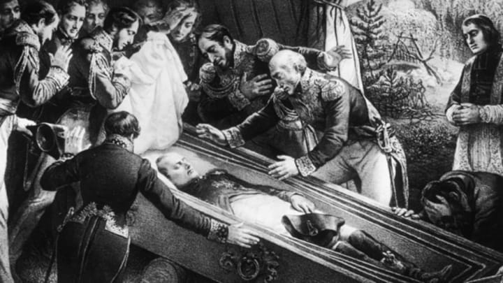 Napoleon I dies, via Getty Images