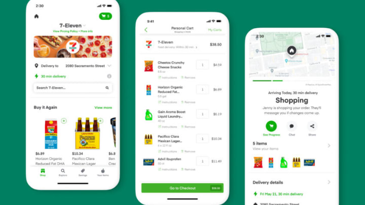 7-Eleven is now available on Instacart, photo provided by Instacart