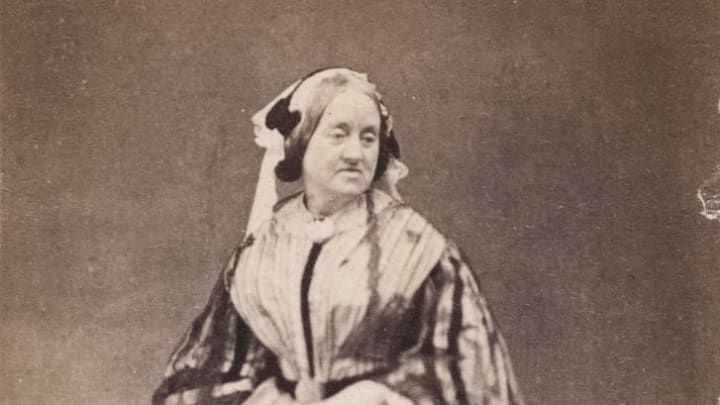 Unknown photographer, Portrait of Anna Atkins, ca. 1862, albumen print