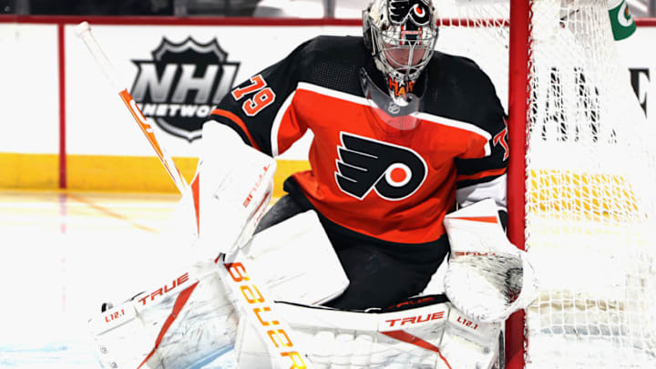 Carter Hart, Philadelphia Flyers (Photo by Bruce Bennett/Getty Images)