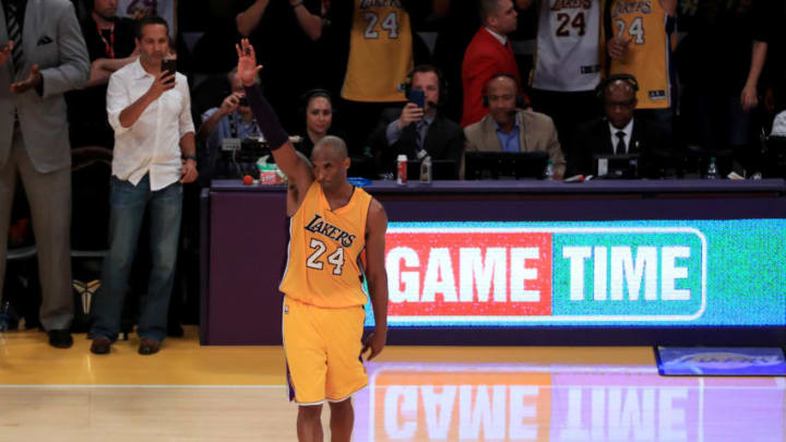 Kobe Bryant of the Los Angeles Lakers (Photo by Sean M. Haffey/Getty Images)