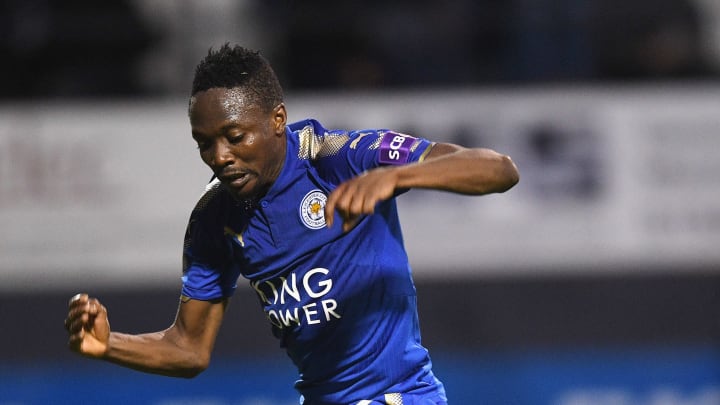 LUTON, ENGLAND – JULY 26: Ahmed Musa of Leicester in action during the pre-season friendly match between Luton Town and Leicester City at Kenilworth Road on July 26, 2017 in Luton, England. (Photo by Michael Regan/Getty Images)