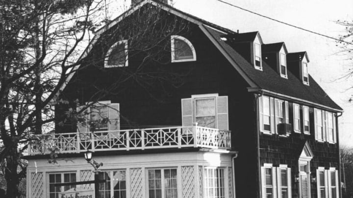 Amityville, N.Y.: Exterior of the house (known as the "Amityville Horror") where Ronald DeFeo murdered his family, taken on Nov.14, 1974. (Photo by Stan Wolfson/Newsday RM via Getty Images)