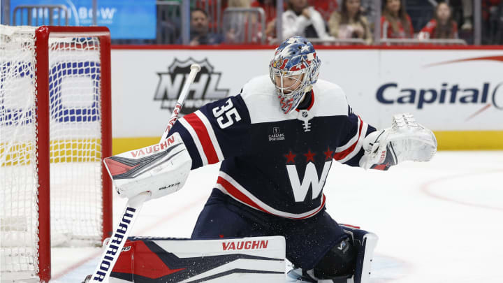 Darcy Kuemper, Washington Capitals Mandatory Credit: Geoff Burke-USA TODAY Sports