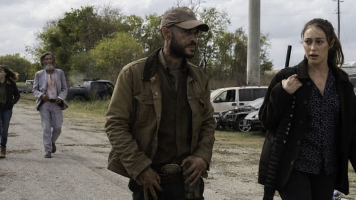 Alycia Debnam-Carey as Alicia Clark, Sebastian Sozzi as Cole - Fear the Walking Dead _ Season 6, Episode 14 - Photo Credit: Ryan Green/AMC
